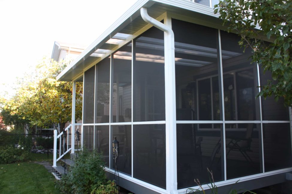 Screen Room with Skylights