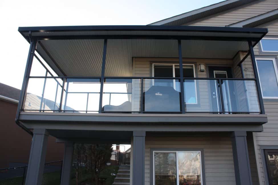 Patio Cover Winter Install in Calgary