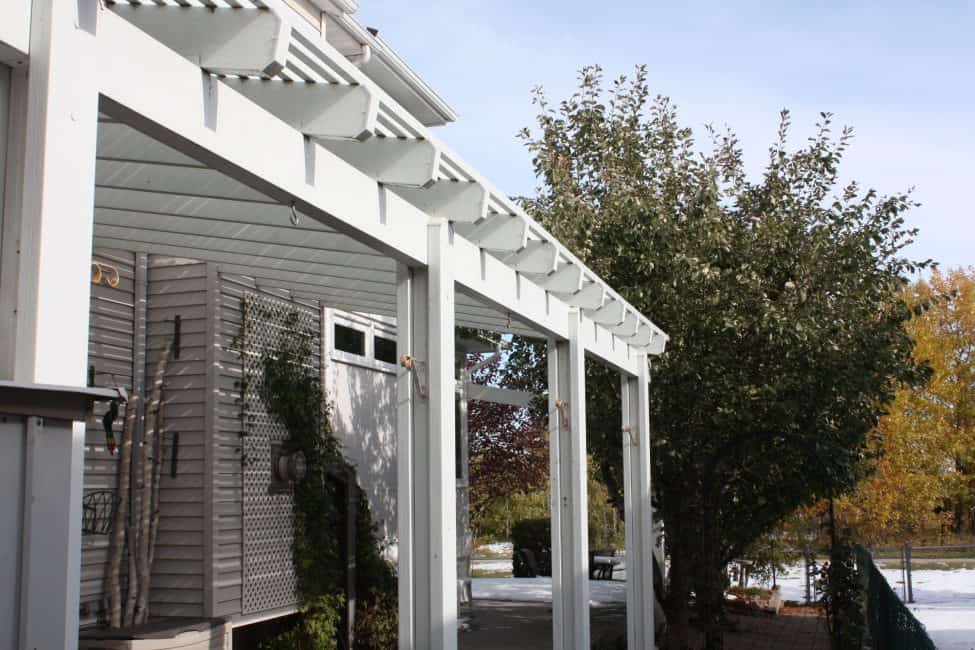 Calgary hybrid pergola patio cover