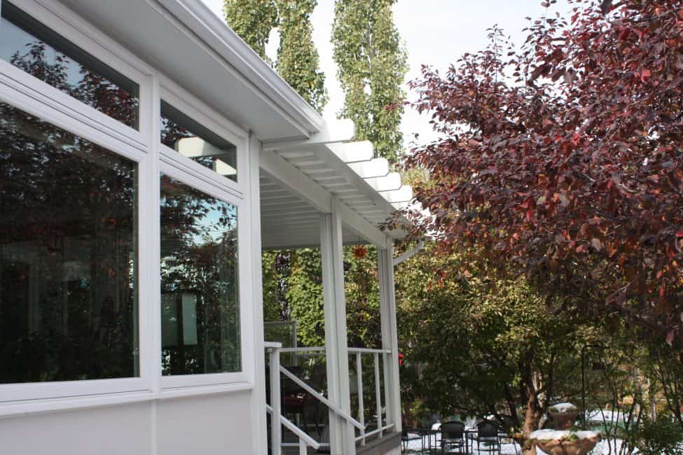 Calgary hybrid pergola patio cover