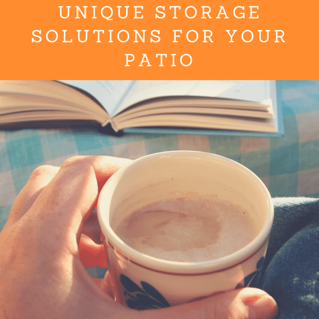 Unique Storage Solutions for Your Patio Desert Sun Patios