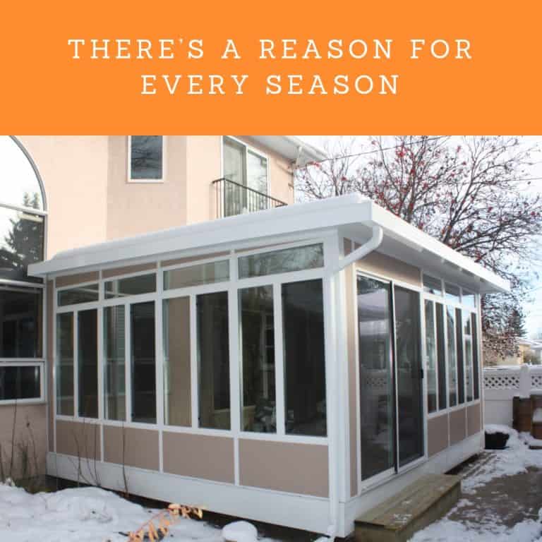 There are a lot of reasons for a patio cover or sunroom in calgary