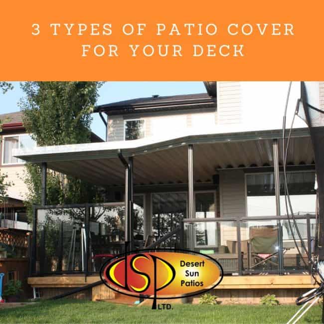 3 Types of Patio Cover for your Deck