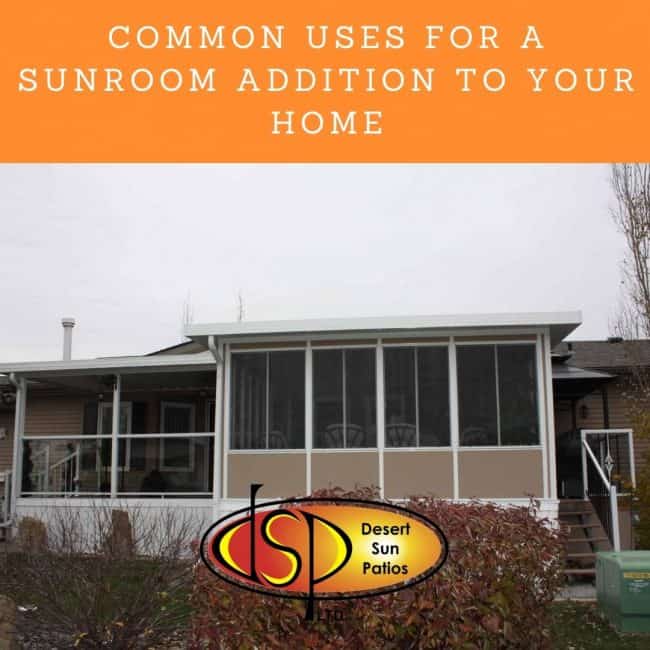 Common Uses for a Sunroom Addition to your Home