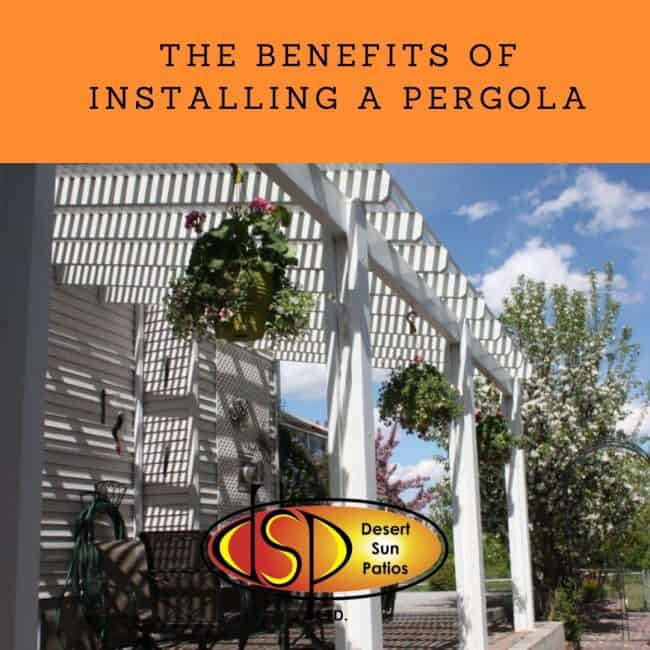 The benefits of installing a pergola