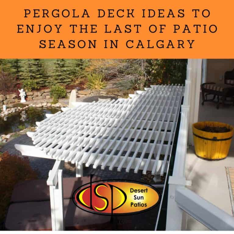 Pergola Deck Ideas to Enjoy the Last of Patio Season in Calgary