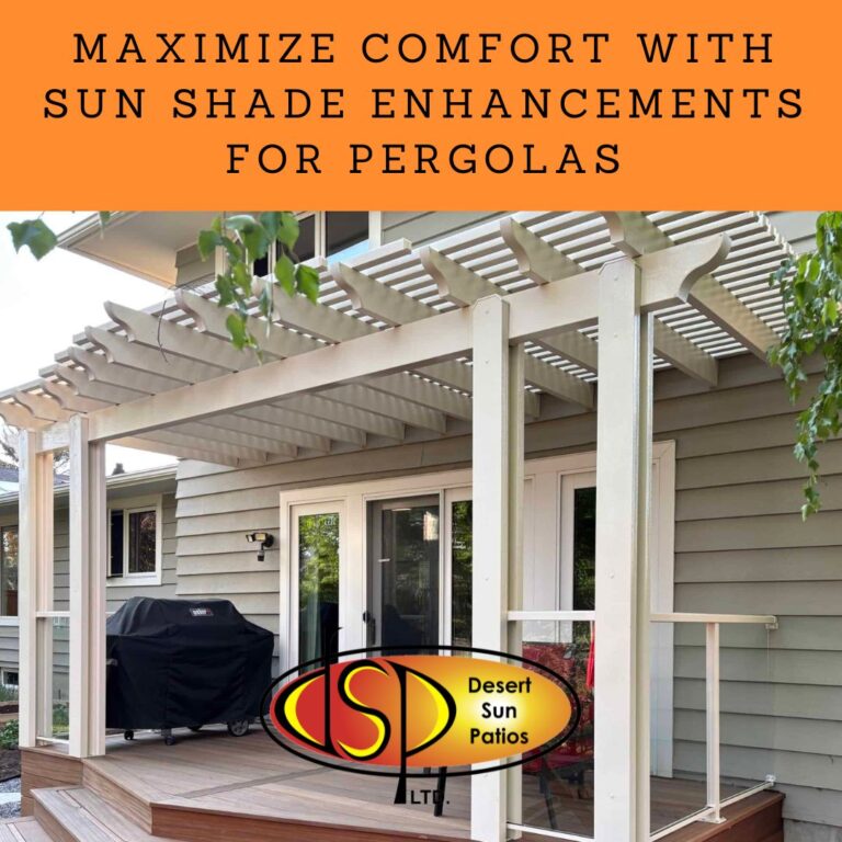 Maximize Comfort with Sun Shade Enhancements for Pergolas